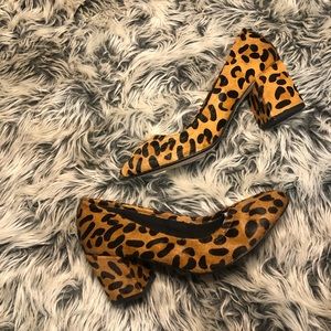 Sole society heel pump Cheetah print heels.